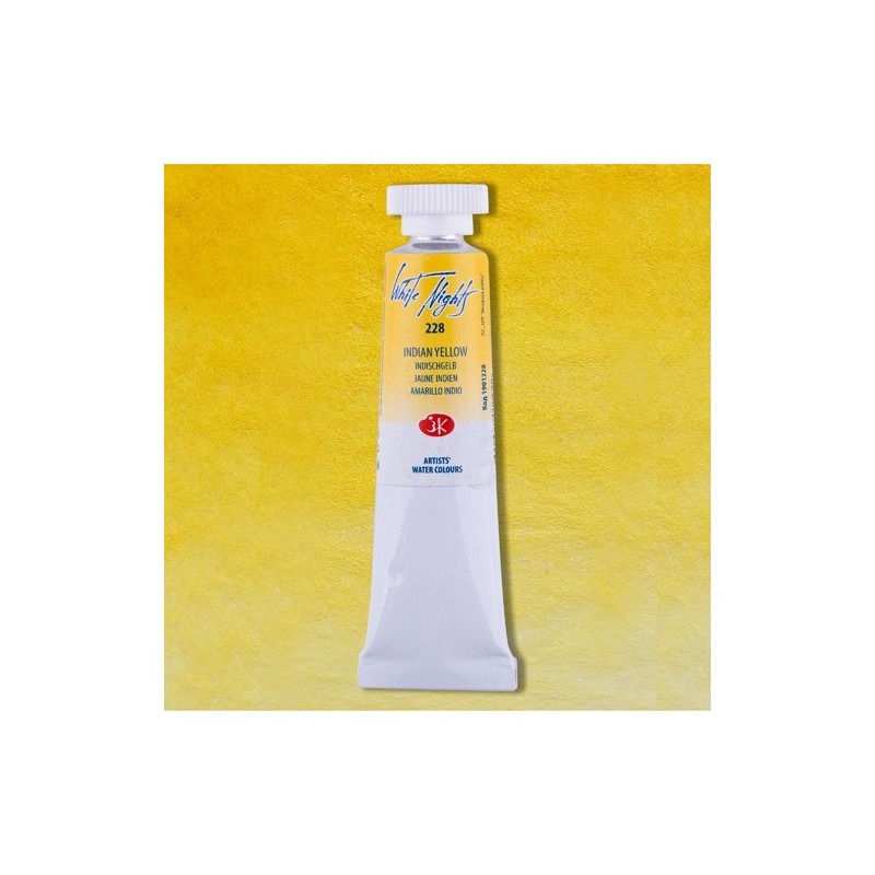 Fine art shop - White Nights Watercolors in tube 10 ml. Indian Yellow 228 | totenart.com
