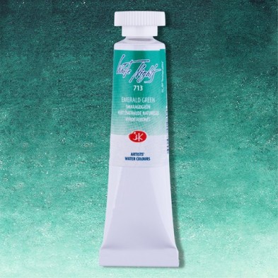 Fine art shop - White Nights Watercolors in tube 10 ml. Emerald Green 713 | totenart.com