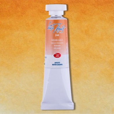 Fine art shop - White Nights Watercolors in tube 10 ml. Indian Gold 244 | totenart.com