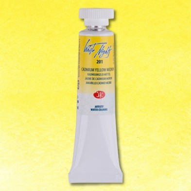 Fine art shop - White Nights Watercolors in tube 10 ml. Cadmium Yellow Medium 201 | totenart.com