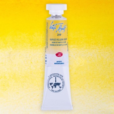 Fine art shop - White Nights Watercolors in tube 10 ml. Naples Yellow Light 219 | totenart.com