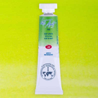 Fine art shop - White Nights Watercolors in tube 10 ml. May Green 745 | totenart.com