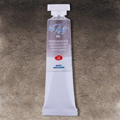 Fine art shop - White Nights Watercolors in tube 10 ml. Voroneshkaya Black 806 | totenart.com