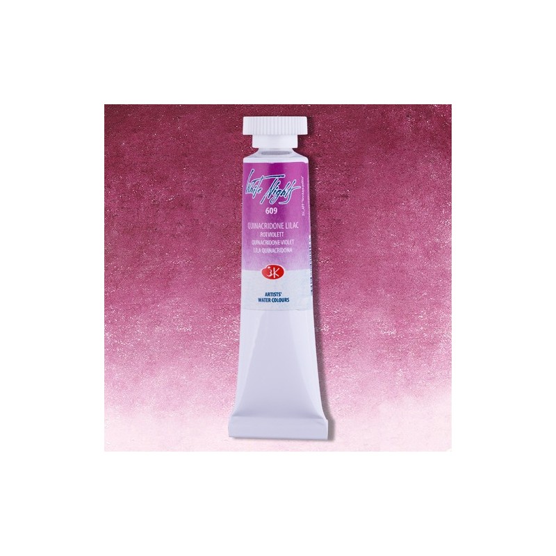 Fine art shop - White Nights Watercolors in tube 10 ml. Quinacridona Lila 609 | totenart.com