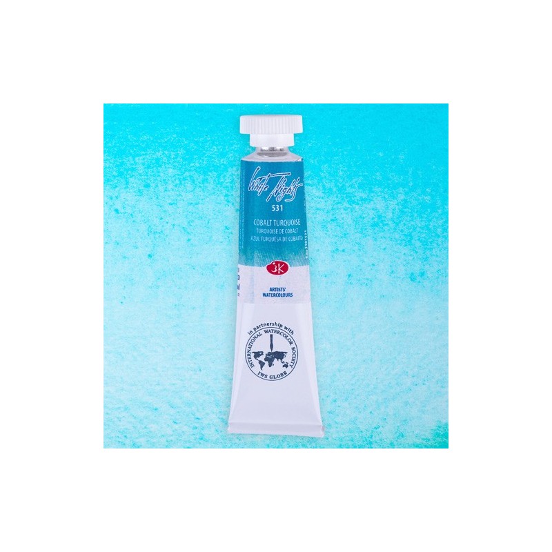 Fine art shop - White Nights Watercolors in tube 10 ml. Cobalt Turquoise 531 | totenart.com