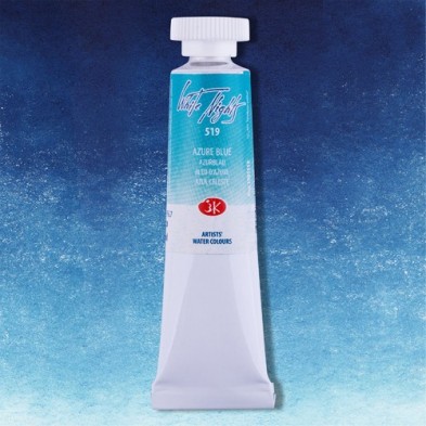 Fine art shop - White Nights Watercolors in tube 10 ml. Azure Blue 519 | totenart.com