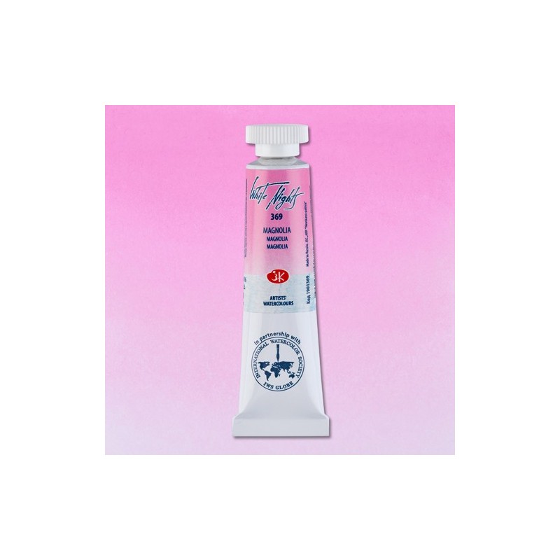 Fine art shop - White Nights Watercolors in tube 10 ml. Peony Pink 366 | totenart.com