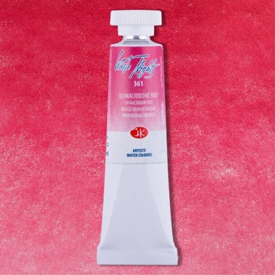 Fine art shop - White Nights Watercolors in tube 10 ml. Quinacridona Red 361 | totenart.com