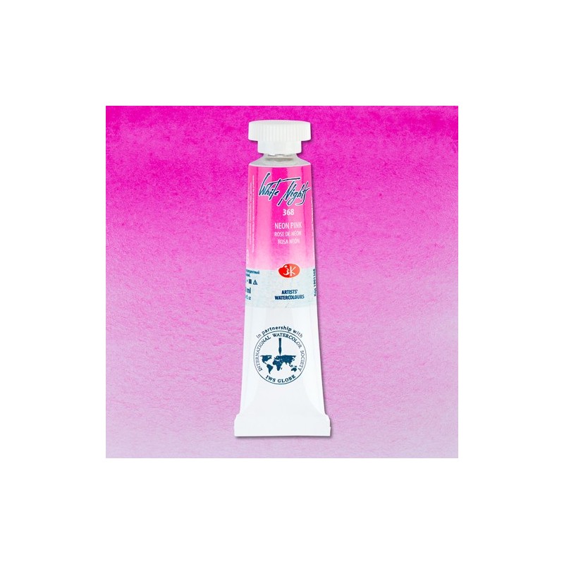 Fine art shop - White Nights Watercolors in tube 10 ml. Neon Pink 368 | totenart.com