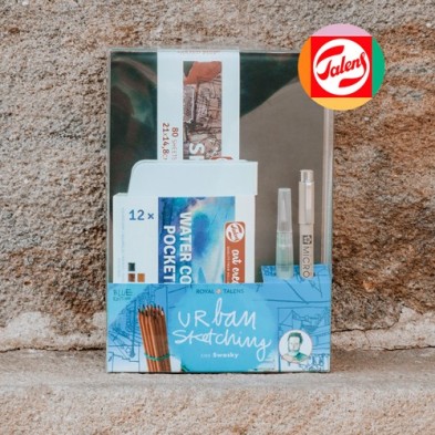 Fine art shop - Urban Sketching Set, BLACK EDITION | totenart.com