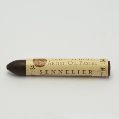 Fine art shop - Oil pastel Sennelier 5ml Burnt Umber | totenart.com