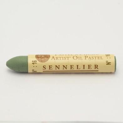 Fine art shop - Oil pastel Sennelier 5ml Green Gray | totenart.com
