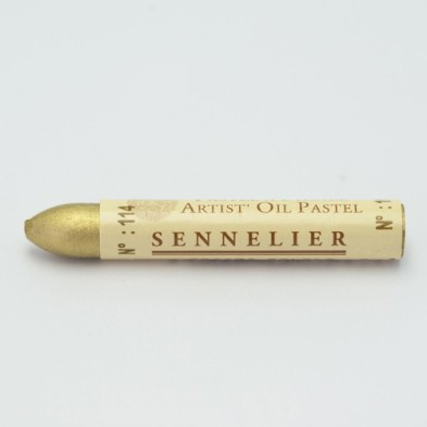 Fine art shop - Oil pastel Sennelier iridescent 5ml Rich Gold\n | totenart.com