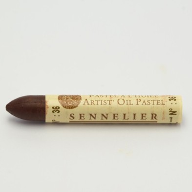 Fine art shop - Oil pastel Sennelier 5ml Burnt Sienna | totenart.com