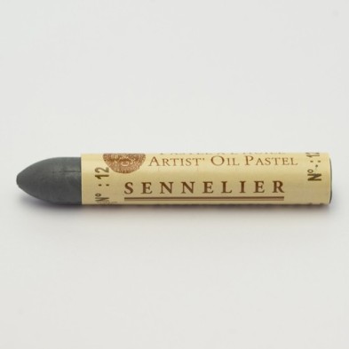 Fine art shop - Oil pastel Sennelier 5ml Dark Gray | totenart.com