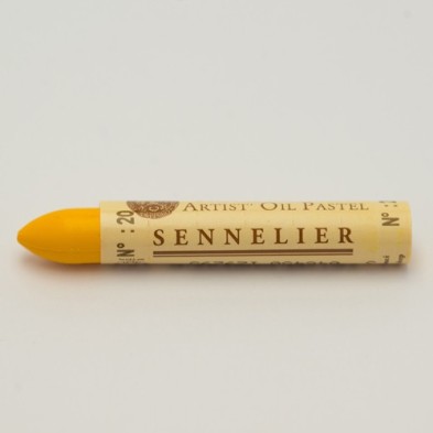Fine art shop - Oil pastel Sennelier 5ml Dark Yellow | totenart.com