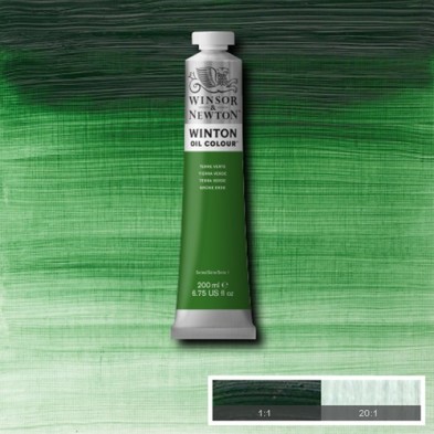 Fine art shop - Oil Winton W&N, Green Earth, 200 ml. | totenart.com