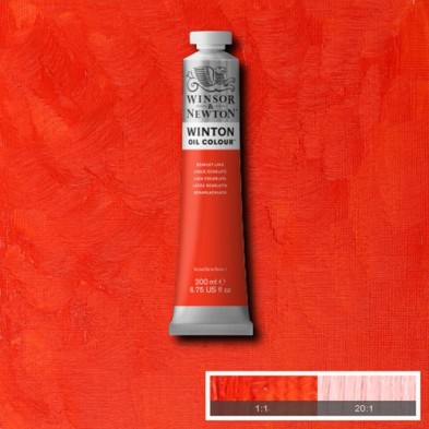 Fine art shop - Oil Winton W&N, Scarlet Lacquer\n, 200 ml. | totenart.com