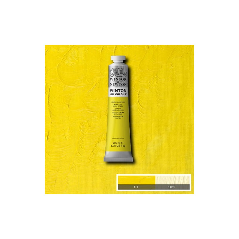 Fine art shop - Oil Winton W&N, Lemon Yellow, 200 ml. | totenart.com