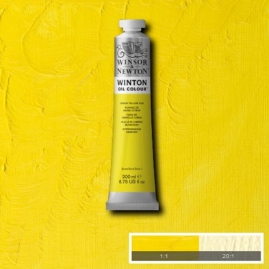 Fine art shop - Oil Winton W&N, Lemon Yellow, 200 ml. | totenart.com
