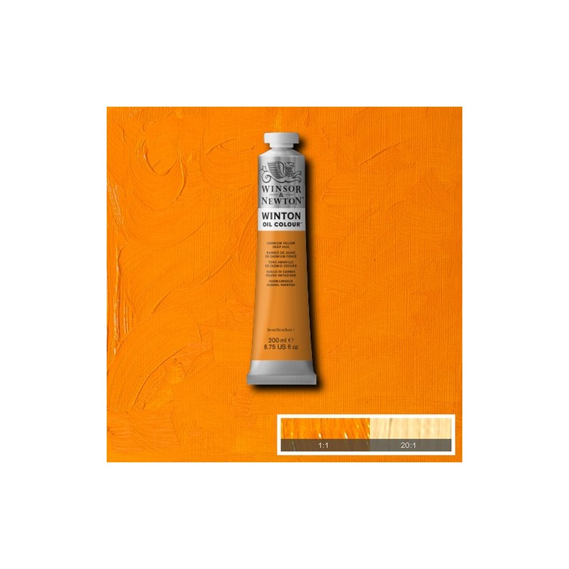 Fine art shop - Oil Winton W&N, \nCadmium Dark Yellow Hue, 200 ml. | totenart.com