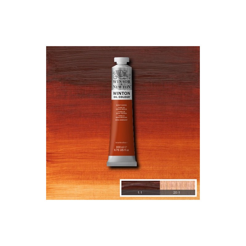 Fine art shop - Oil Winton W&N, Burnt Umber, 200 ml. | totenart.com