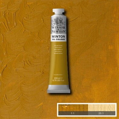 Fine art shop - Oil Winton W&N, Yellow Ochre, 200 ml. | totenart.com
