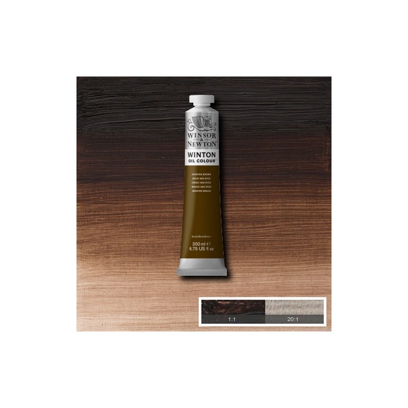 Fine art shop - Oil Winton W&N, \n\nBrown Van Dyck\n, 200 ml. | totenart.com