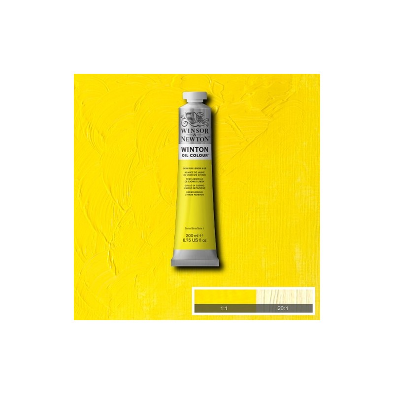 Fine art shop - Oil Winton W&N, \nCadmium Lemon Yellow, 200 ml. | totenart.com