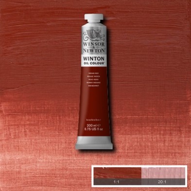 Fine art shop - Oil Winton W&N, \nIndian red, 200 ml. | totenart.com