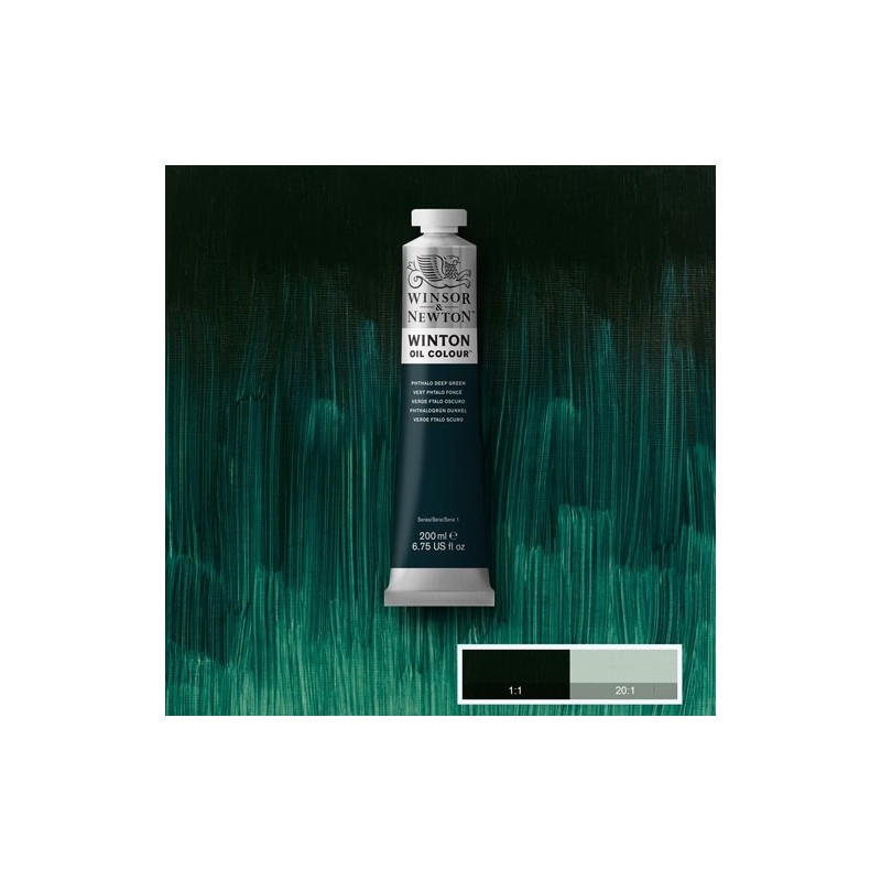 Fine art shop - Oil Winton W&N, \nDark Green Phthalo\n, 200 ml. | totenart.com