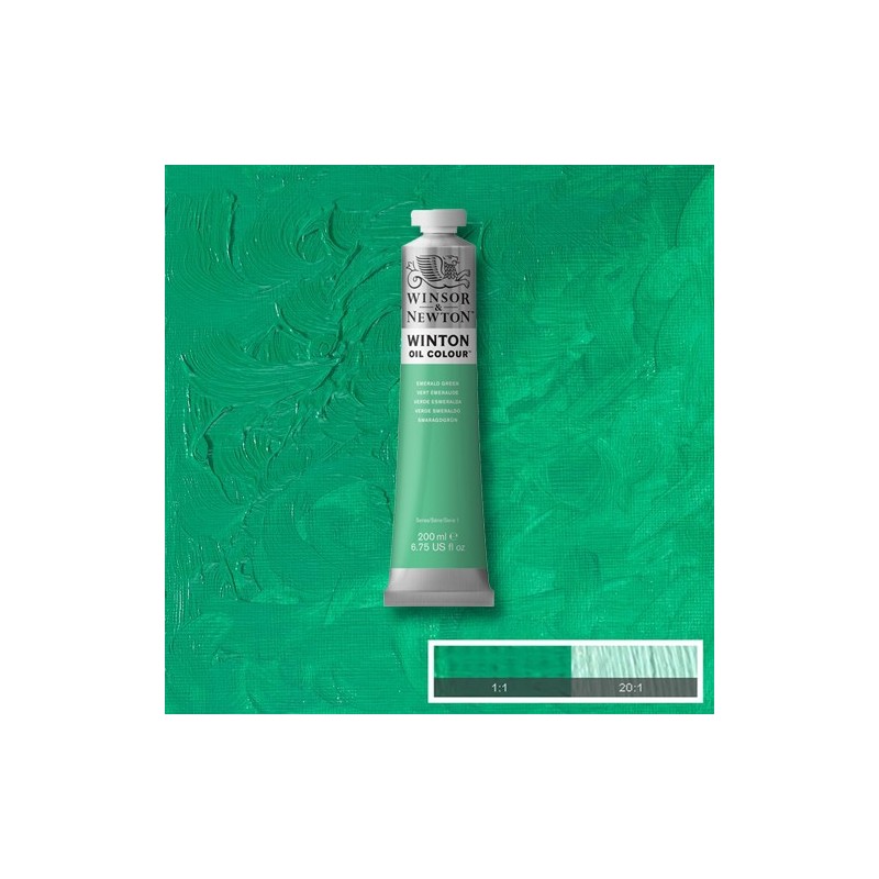 Fine art shop - Oil Winton W&N, \nEmerald Green Phthalo\n, 200 ml. | totenart.com
