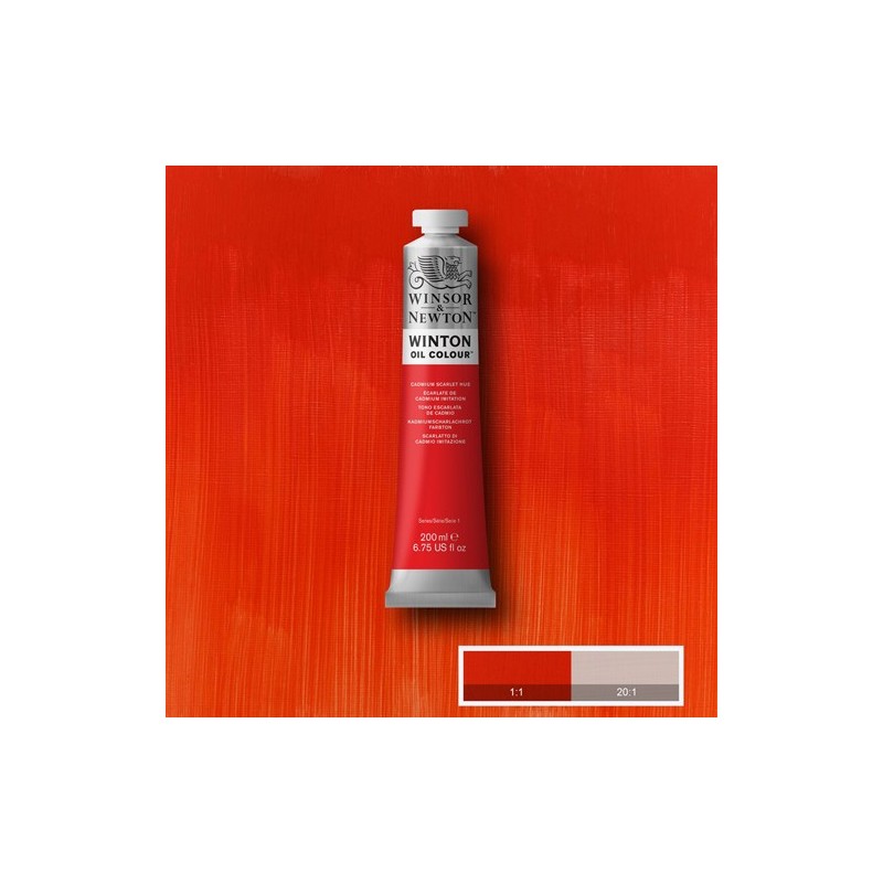 Fine art shop - Oil Winton W&N, \nScarlet Cadmium\n Hue, 200 ml. | totenart.com