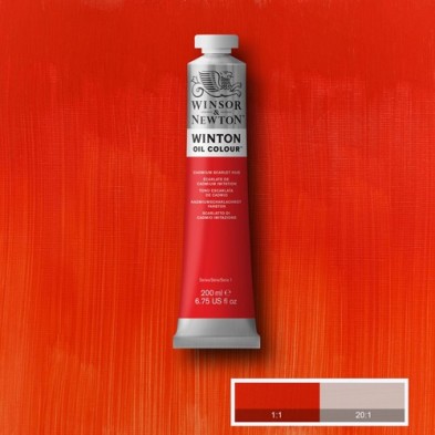 Fine art shop - Oil Winton W&N, \nScarlet Cadmium\n Hue, 200 ml. | totenart.com