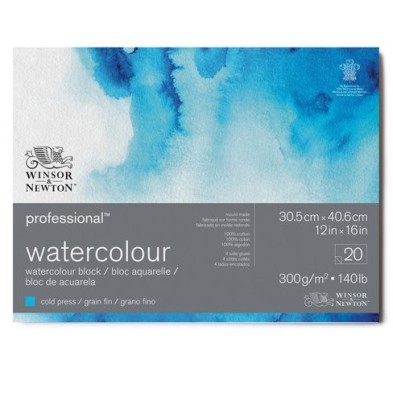  Fine art shop - Watercolor pad, 20 s, 300 g, 30,5 x 40,6 cm, Winsor&Newton | totenart.com