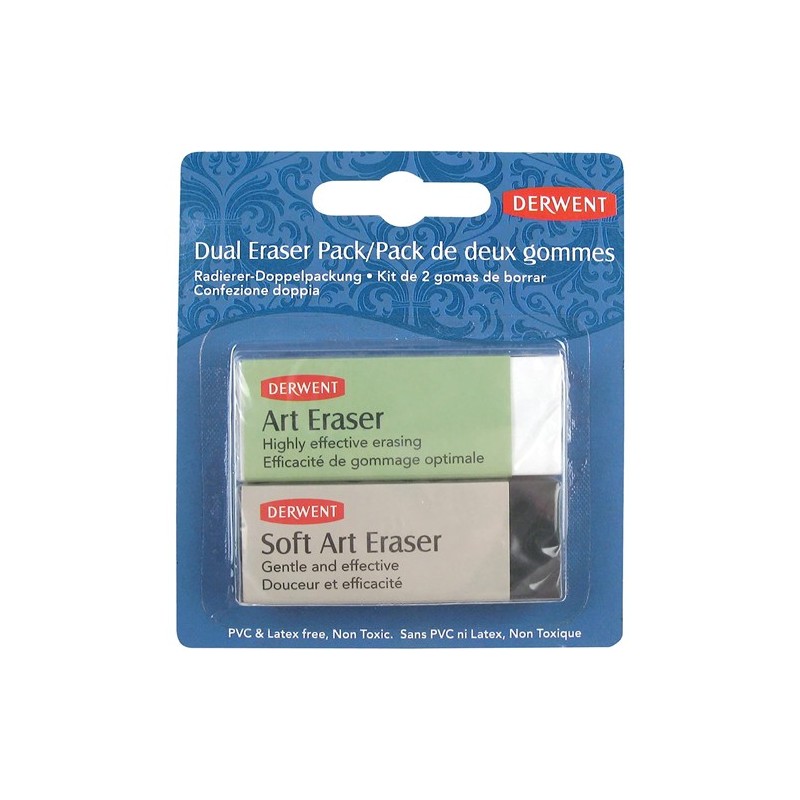 Fine art shop - Dual Eraser Pack, Derwent | totenart.com