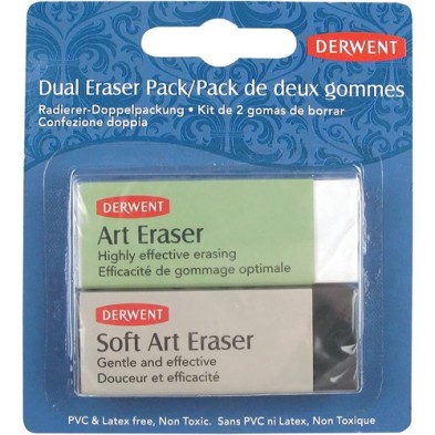 Fine art shop - Dual Eraser Pack, Derwent | totenart.com