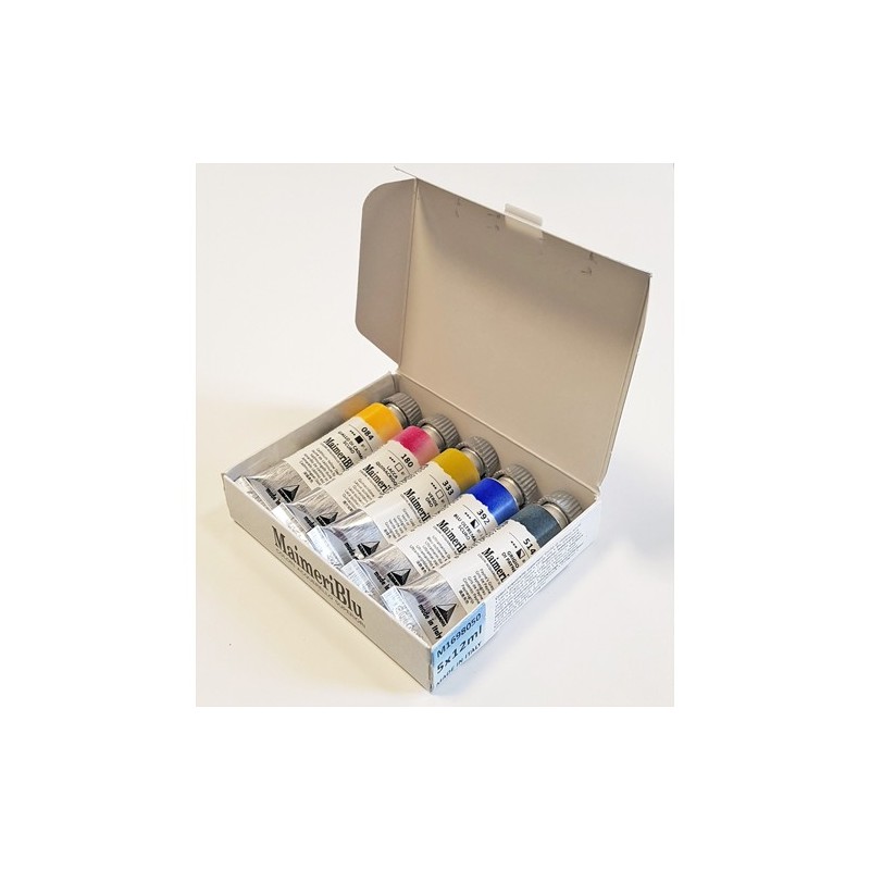 Fine art shop - MaimeriBlu watercolors box, 5 tubes 12 ml | totenart.com
