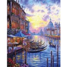 Fine art shop - Paint by numbers kit box \"Le Grand Canal de Venise\", 40x50cm, Figured\'Art | totenart.com 