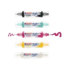 Fine art shop - Pack 5 Edding Acrylic Markers, 3D double liner | totenart.com