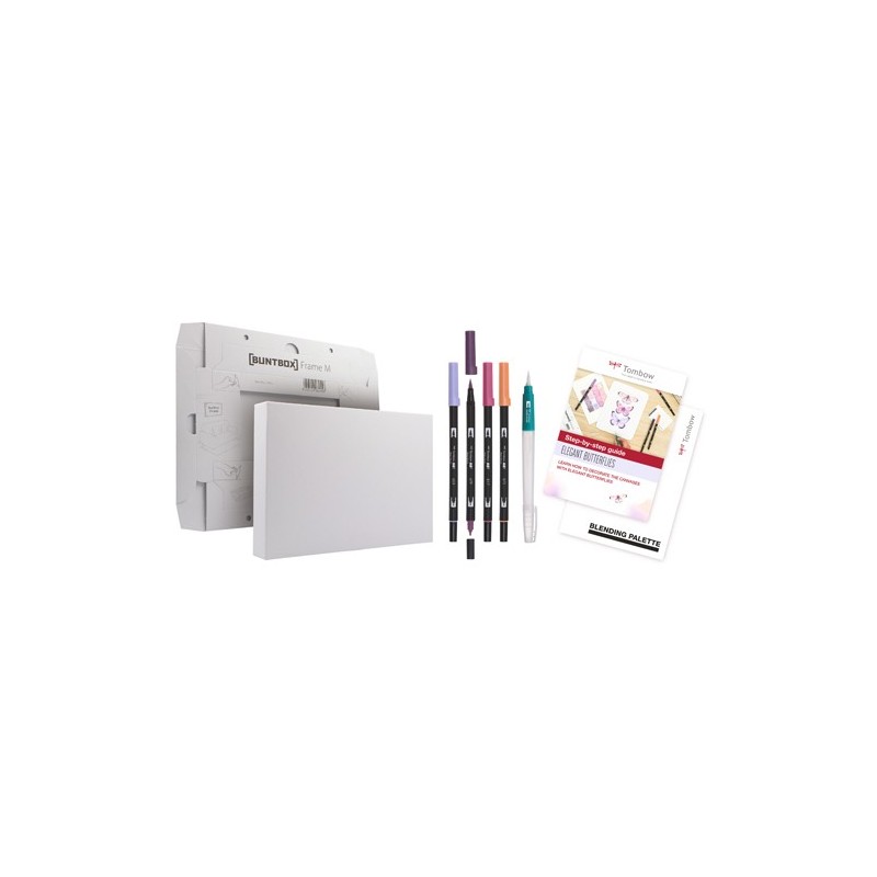 Fine art shop - Watercolor Tombow Canvas Set, Elegant Butterflies | totenart.com\n