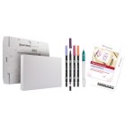 Fine art shop - Watercolor Tombow Canvas Set, Elegant Butterflies | totenart.com\n