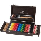  Fine art shop - Wooden case \"Art & Graphic Collection\" 125 pieces Faber Castell | totenart.com