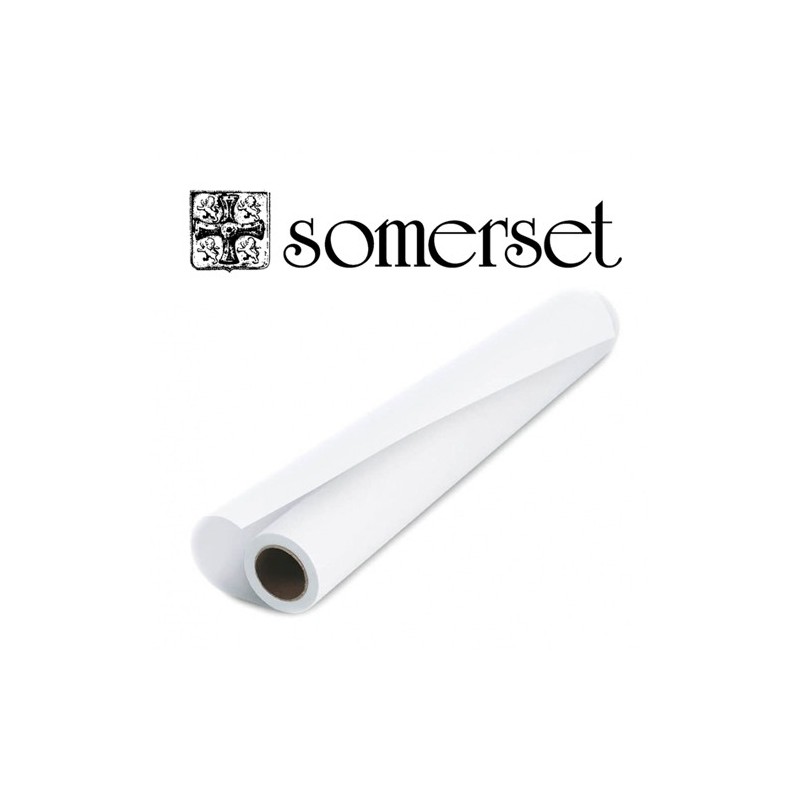 Fine art shop - Somerset Paper Roll 100% Cotton Satin, 300 gsm, 152.4 cm x 10m. (Natural white) | totenart.com 
