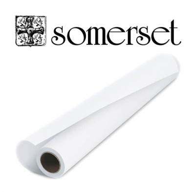 Fine art shop - Somerset Paper Roll 100% Cotton Satin, 300 gsm, 152.4 cm x 10m. (Natural white) | totenart.com 