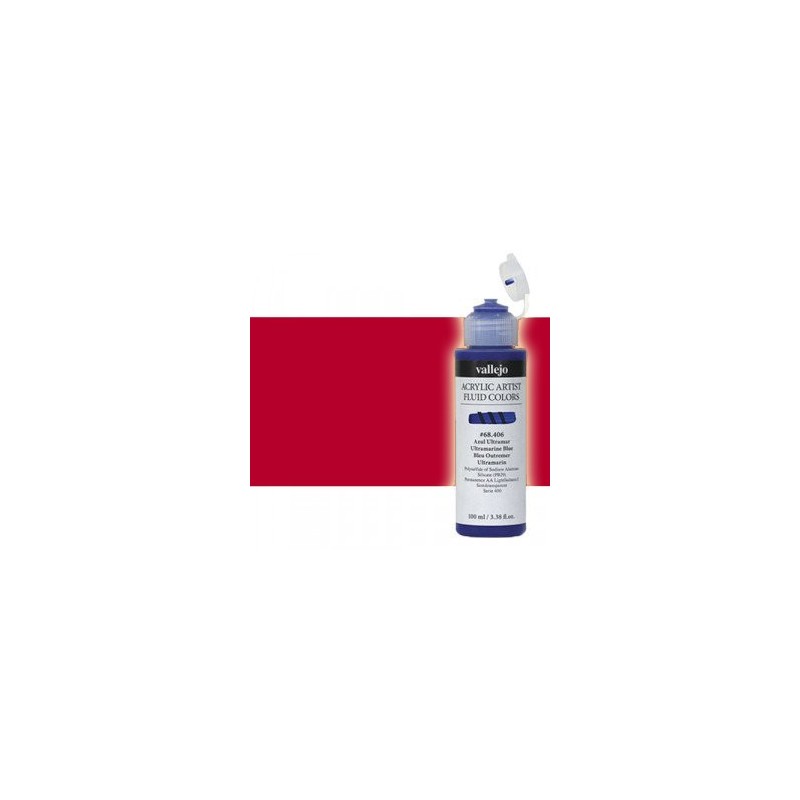  Fine art shop - Acrylic Fluid Vallejo 809, quinacridone crimson, 100 ml. | totenart.com
