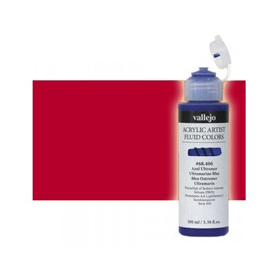  Fine art shop - Acrylic Fluid Vallejo 809, quinacridone crimson, 100 ml. | totenart.com