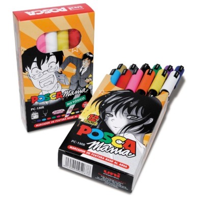 Fine art shop - Marker Case PC-1MR POSCAMANIA Posca, 12 colors | totenart.com