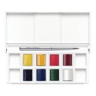 Fine art shop - Box 8 watercolors Cotman 1/2 godet and brush Winsor & Newton, Floral | totenart.com