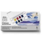 Fine art shop - Box 8 watercolors Cotman 1/2 godet and brush Winsor & Newton, Skyscape | totenart.com